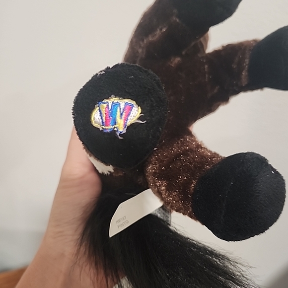 Webkinz 9 inch brown and white pinto horse without code - Picture 6 of 6
